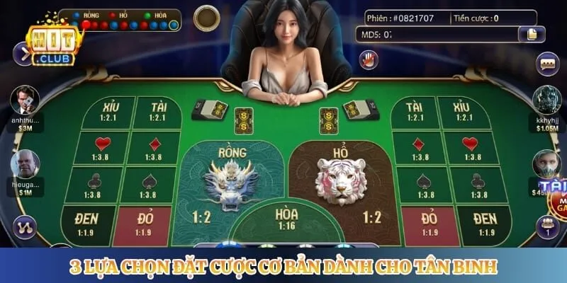 3 lựa chọn đặt cược cơ bản dành cho tân binh