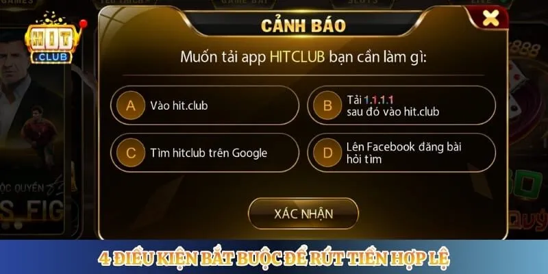 4 điều kiện bắt buộc để rút tiền hợp lệ