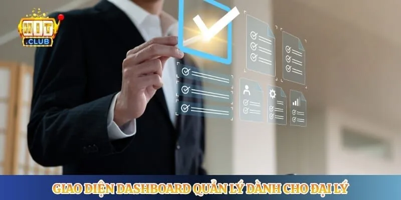 Giao diện dashboard quản lý dành cho đại lý