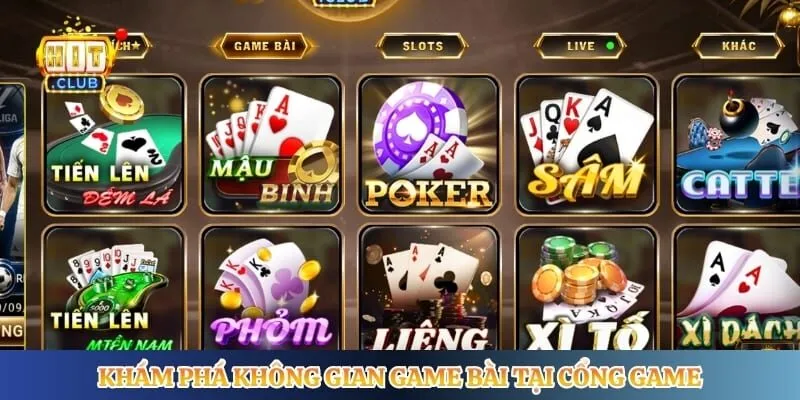 Game Bài Hitclub Khám phá không gian game bài tại cổng game