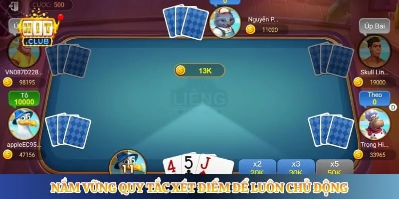 Nắm vững quy tắc xét điểm để luôn chủ động trong mỗi vòng cược