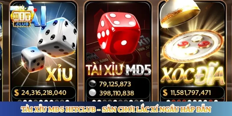 Tài Xỉu MD5 Hitclub - Sân Chơi Lắc Xí Ngầu Hấp Dẫn